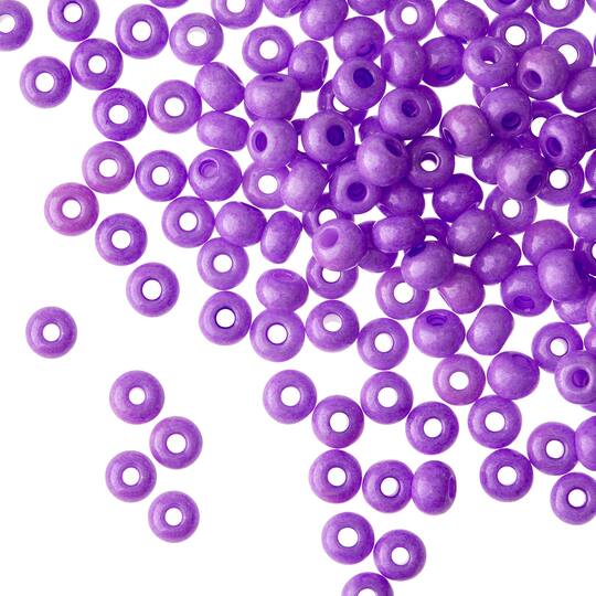 12 Pack: John Bead Silver Lined Czech Glass Seed Beads